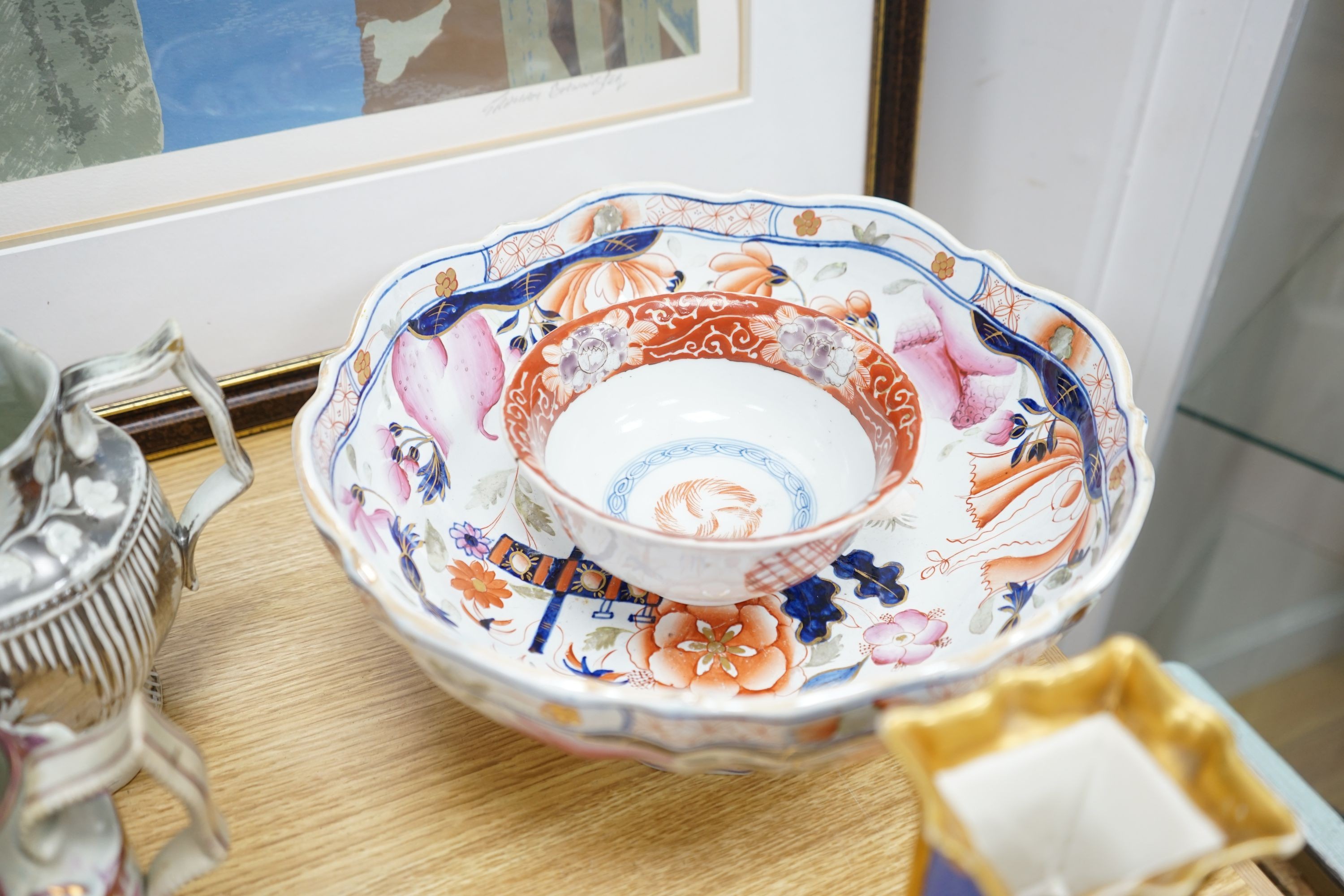 A group of 19th century English ceramics to include